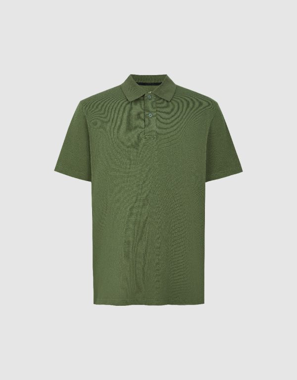 Button Half Placket Straight Polo Shirt - Image 18