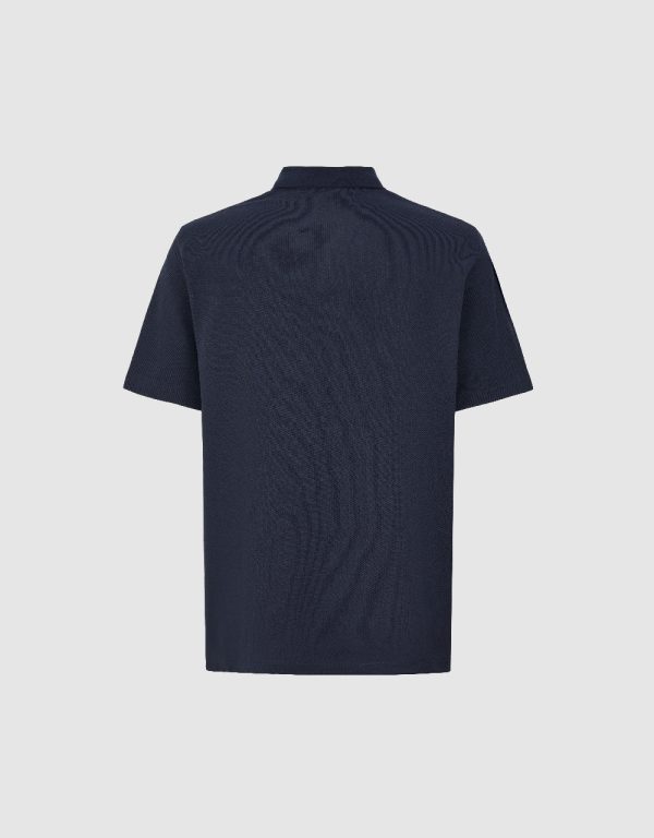 Button Half Placket Straight Polo Shirt - Image 29