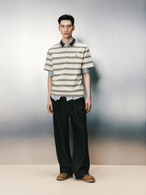 Striped Polo T-Shirts - Image 3