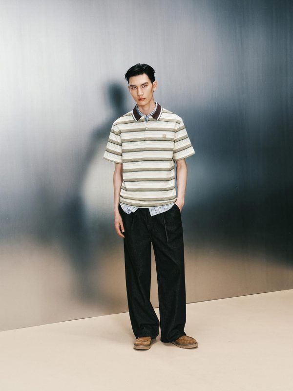 Striped Polo T-Shirts - Image 4