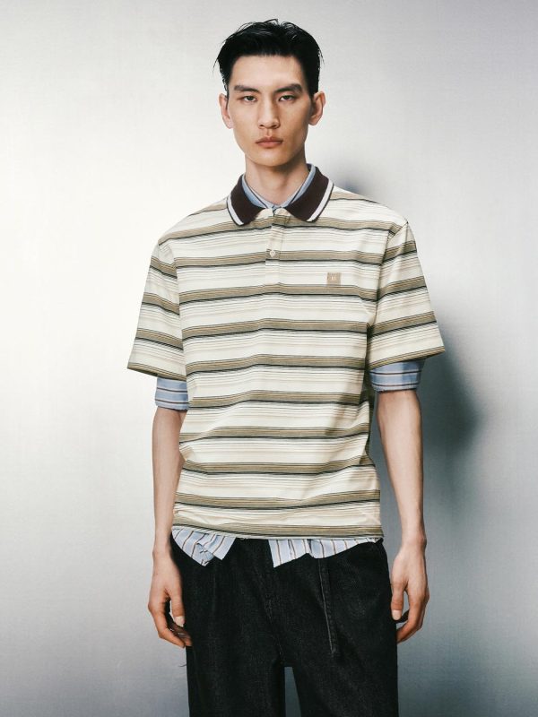 Striped Polo T-Shirts - Image 8