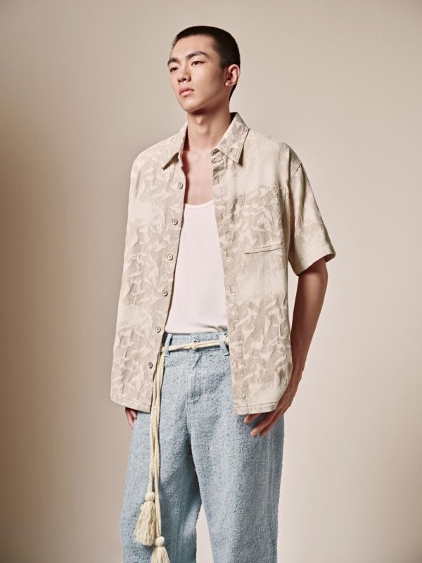 Denim Short Sleeve Shirts - Image 2