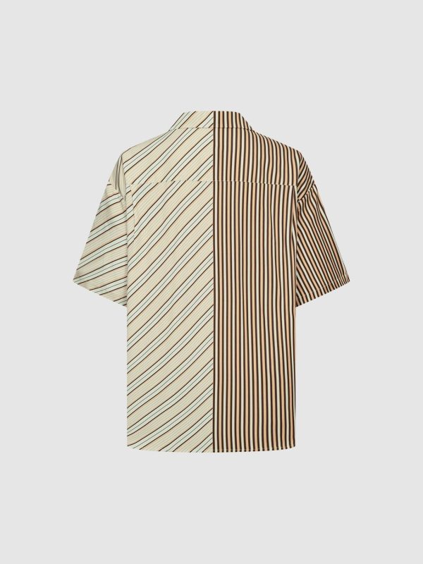 Striped Short Sleeve Shirts - Image 2