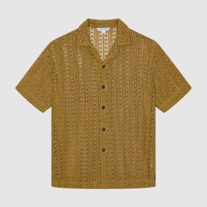 Crochet Short Sleeve Shirts