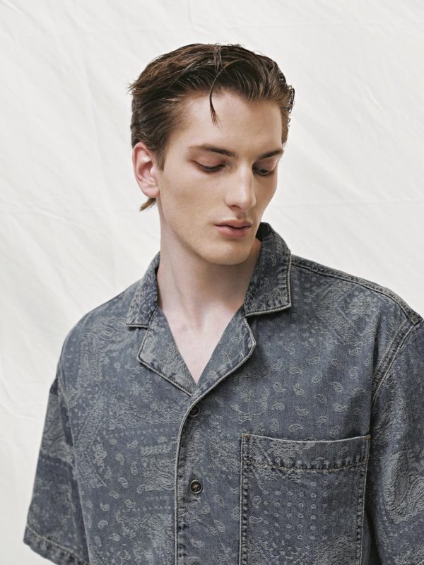 Denim Short Sleeve Shirts - Image 3