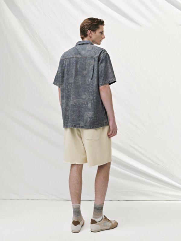 Denim Short Sleeve Shirts - Image 6