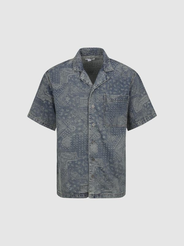 Denim Short Sleeve Shirts - Image 7