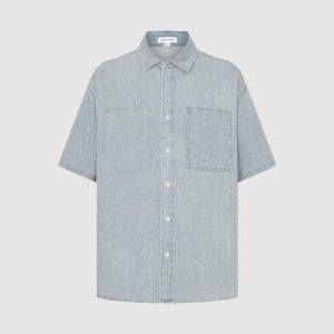 Denim Short Sleeve Shirts