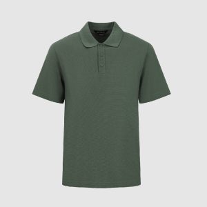 Knitted A-Line Polo Shirt