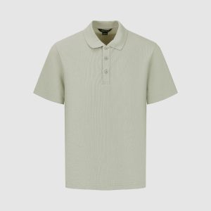 Knitted A-Line Polo Shirt