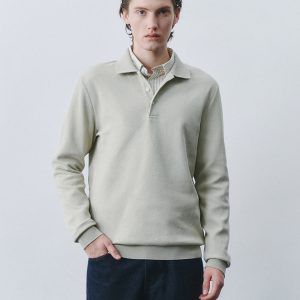 Button Half Placket Polo Shirts
