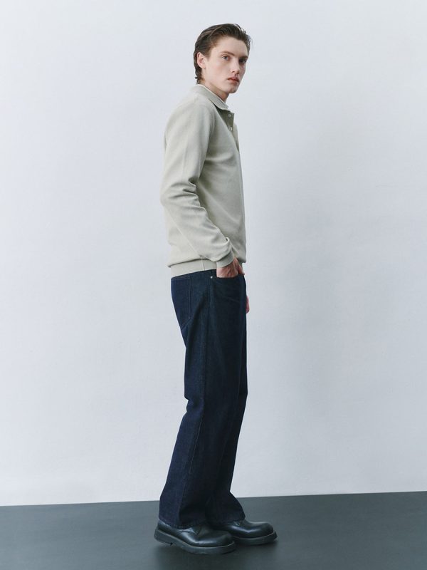 Button Half Placket Polo Shirts - Image 4