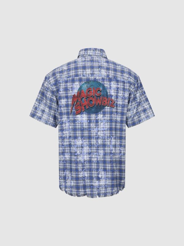 Plaid Short Sleeve Shirts - Image 2